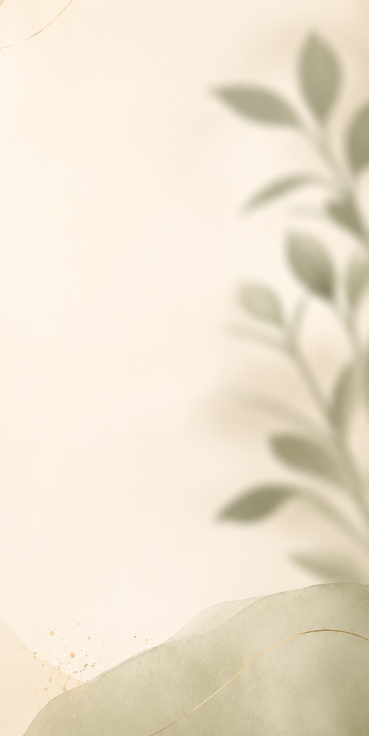 Minimal botanical decoration