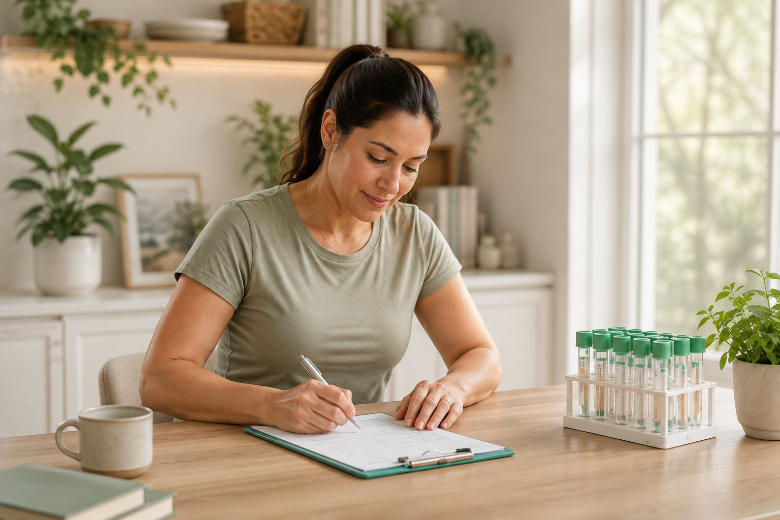 Provider reviewing a personalized health assessment